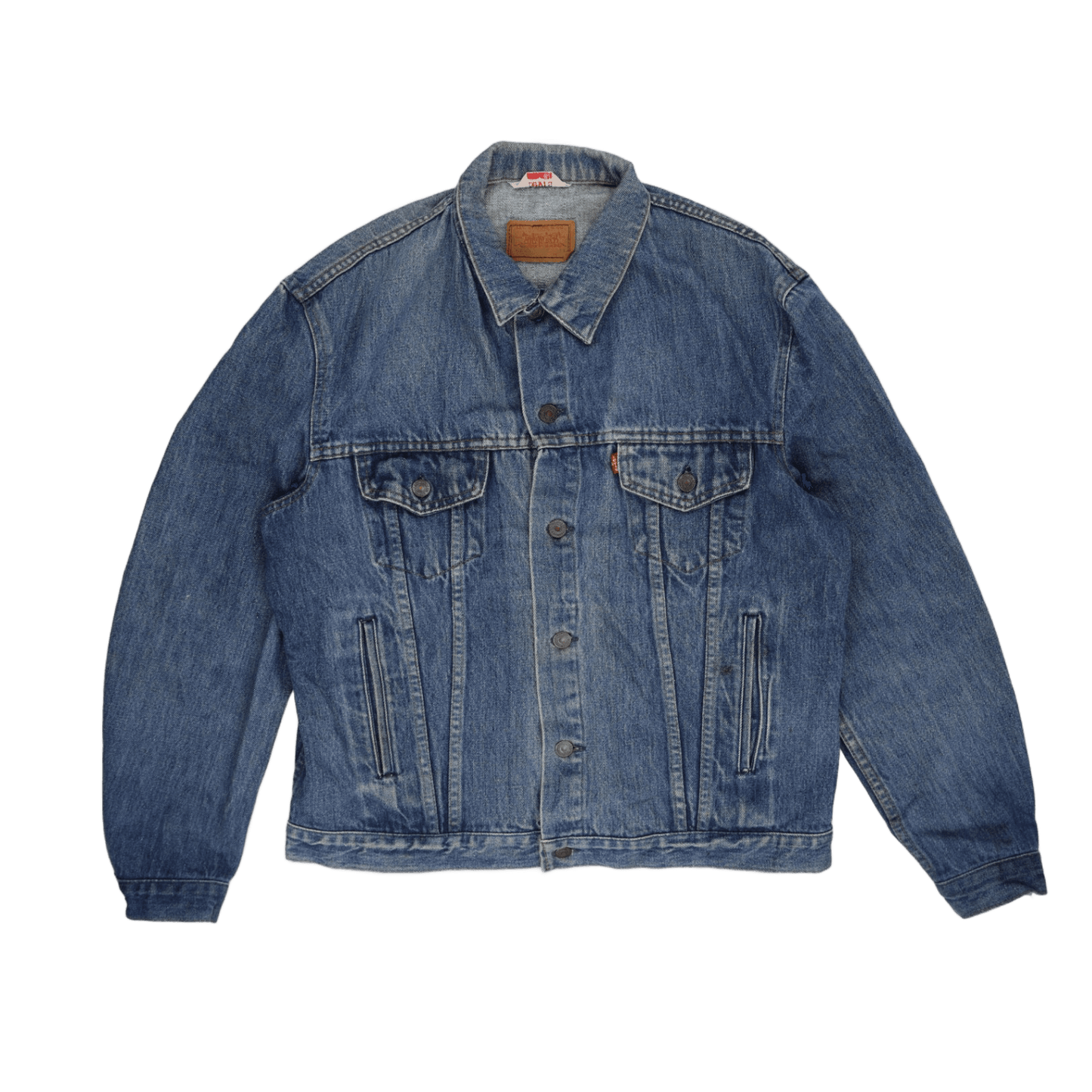 Levi's Vintage Floral Embroidered Denim Jacket Blue Medium Cotton