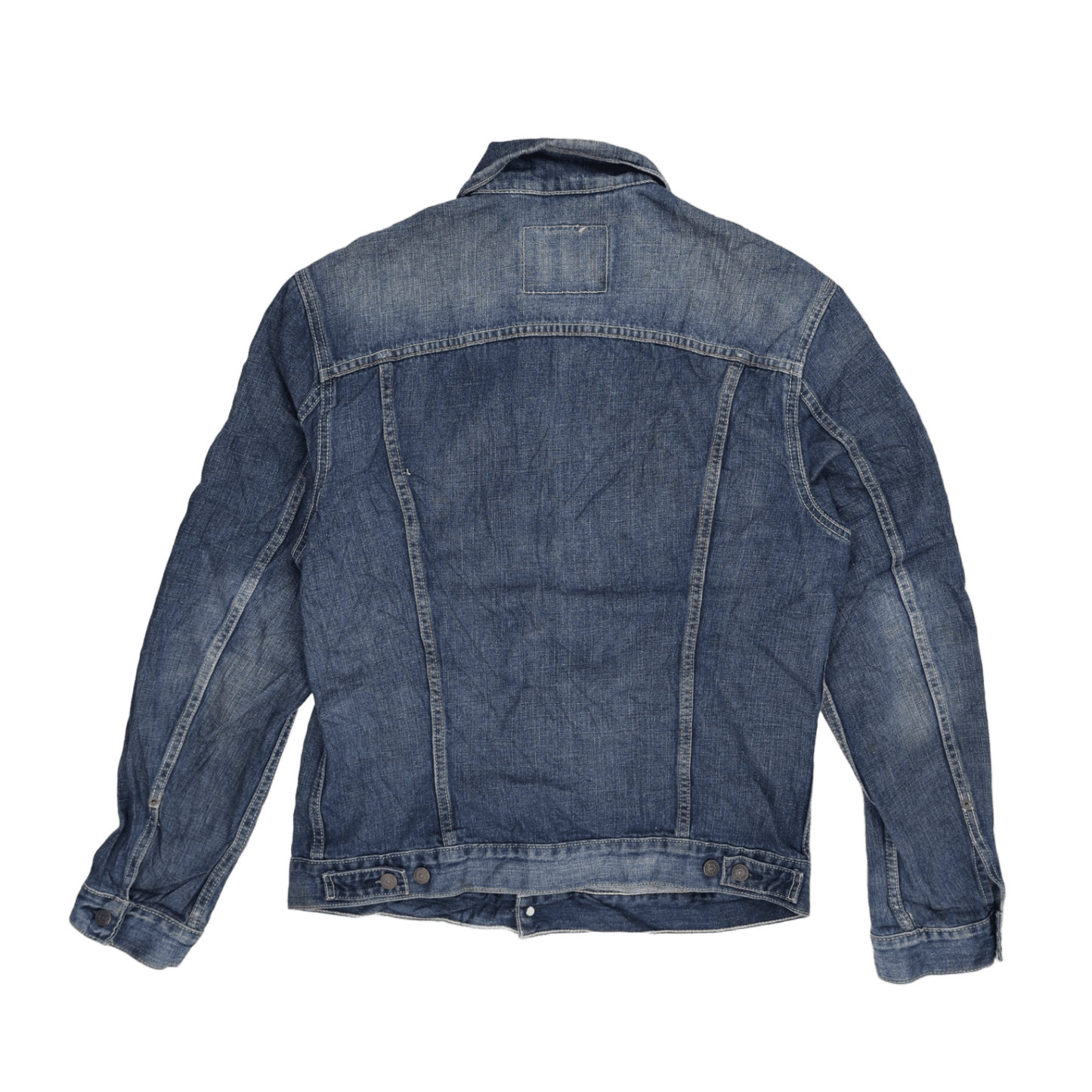 Levi's Vintage Denim Trucker Jacket Indigo Blue Medium Cotton