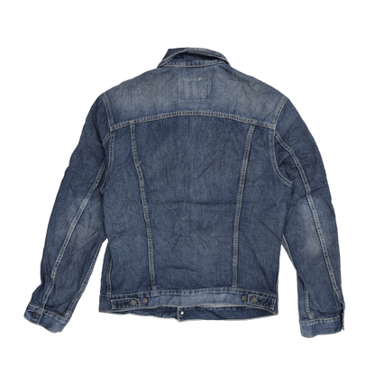Levi's Vintage Denim Trucker Jacket Indigo Blue Medium Cotton