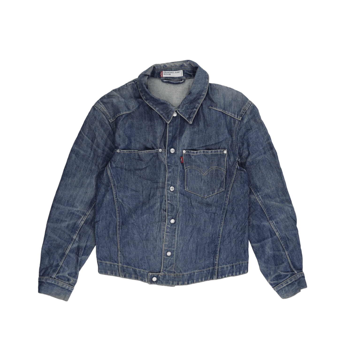 Levi's Engineered Jeans Denim Jacket Blue Medium Cotton Vintage