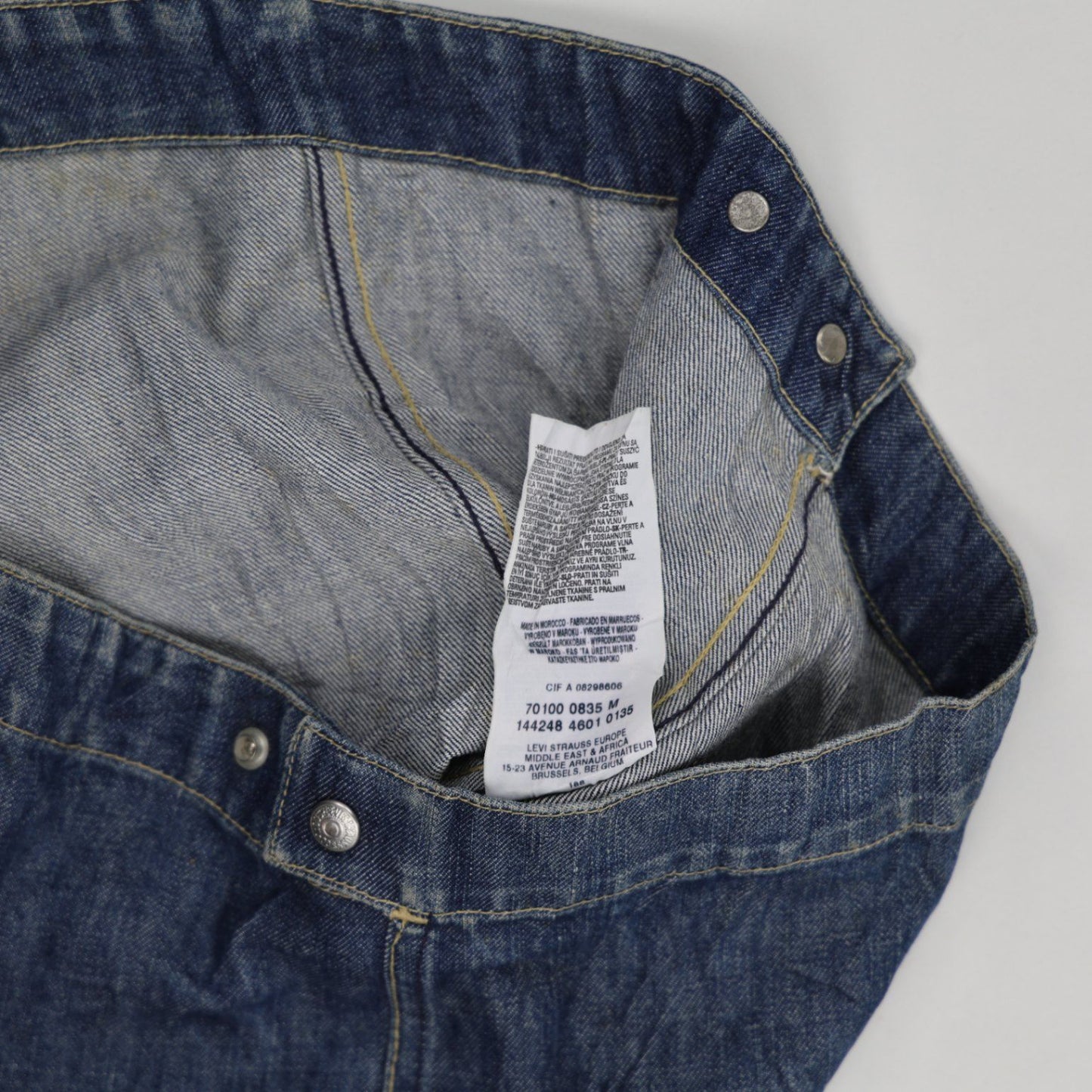 Levi's Engineered Jeans Denim Jacket Blue Medium Cotton Vintage