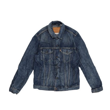 Levi's Vintage Blue Denim Trucker Jacket Medium Cotton
