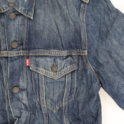 Levi's Vintage Blue Denim Trucker Jacket Medium Cotton