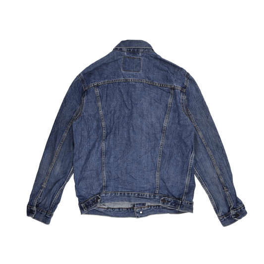 Levi's Classic Blue Denim Trucker Jacket for Men Size Large Vintage Cotton