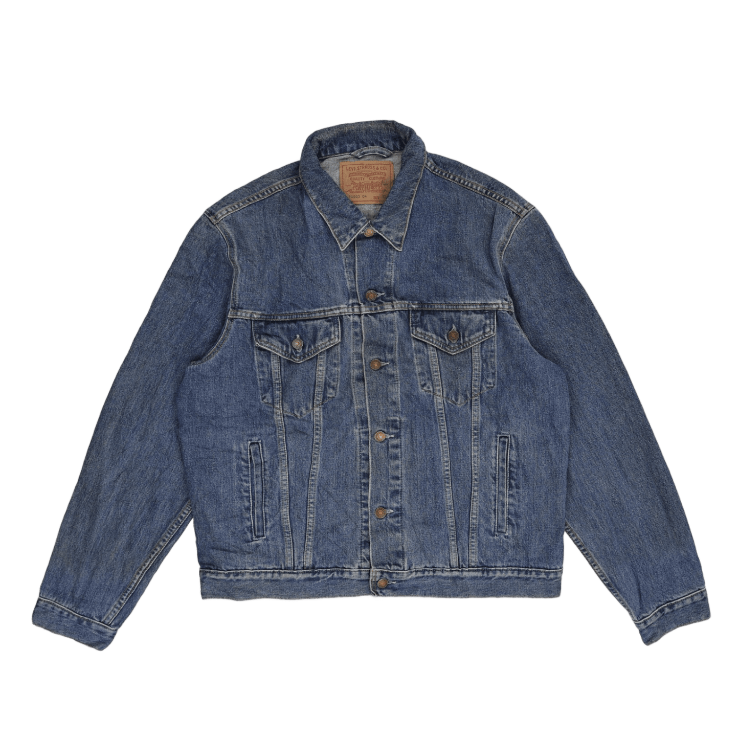 Levi's Vintage Denim Trucker Jacket Blue XL Cotton