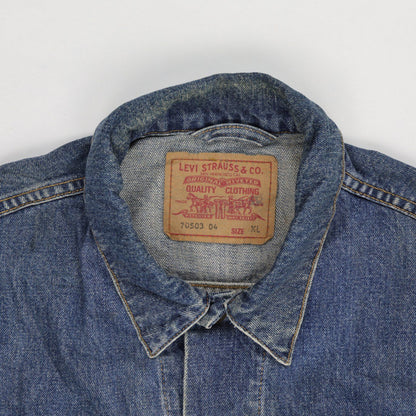 Levi's Vintage Denim Trucker Jacket Blue XL Cotton