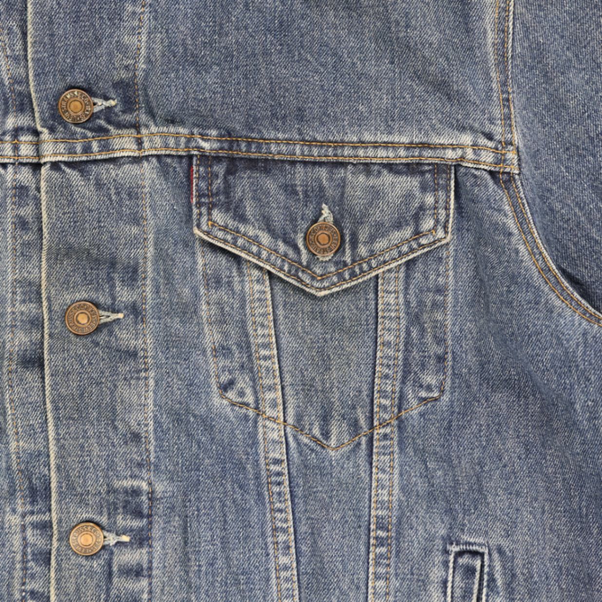 Levi's Vintage Denim Trucker Jacket Blue XL Cotton