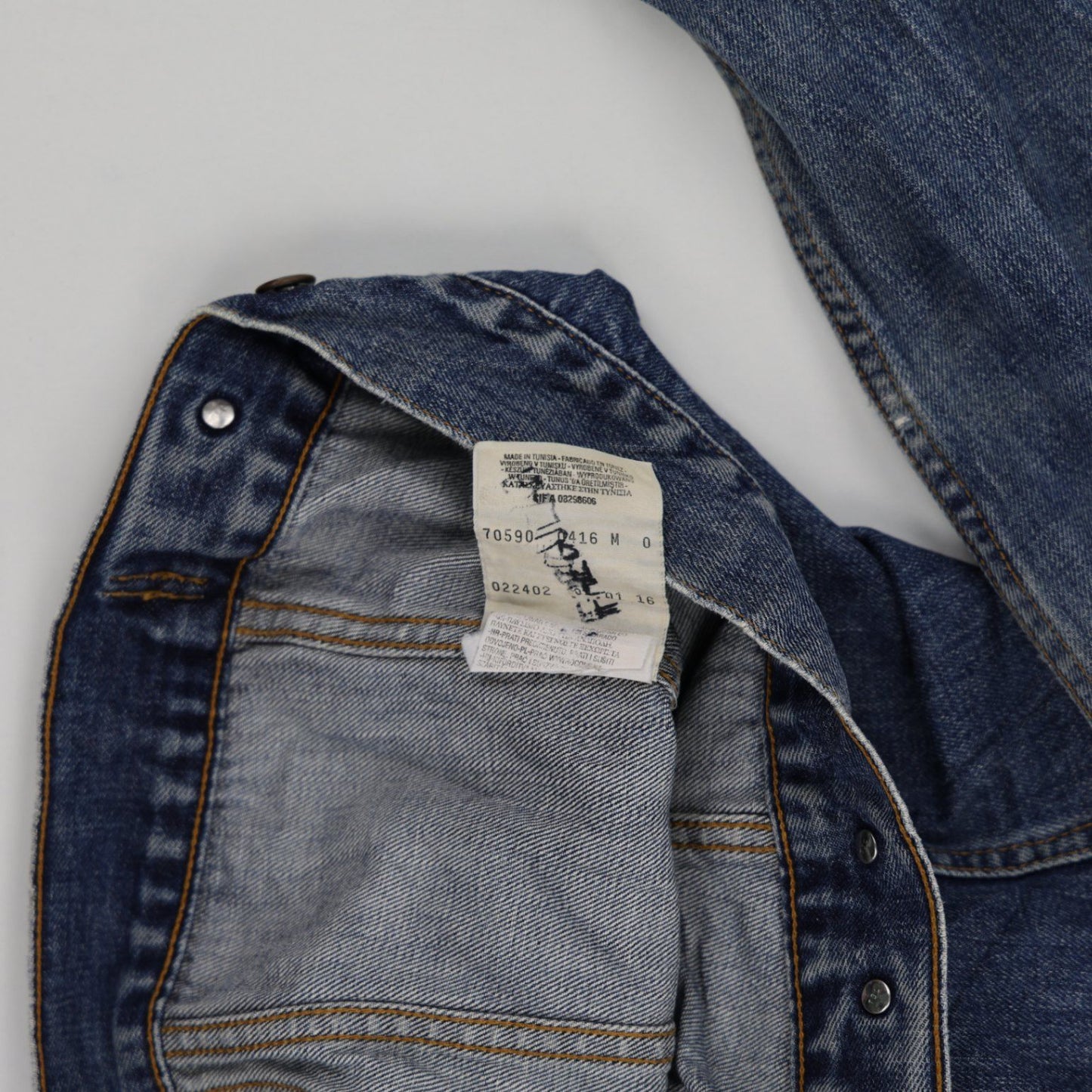 Levi's Vintage Blue Denim Trucker Jacket Medium Cotton