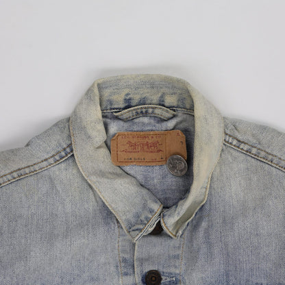 Levi's Vintage Light Blue Denim Trucker Jacket Large 100% Cotton