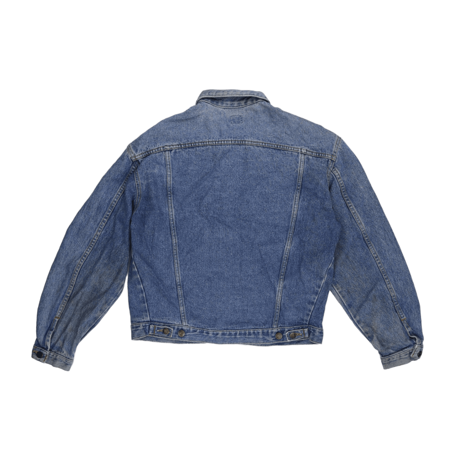 Lee Vintage Blue Denim Trucker Jacket Size Medium Cotton