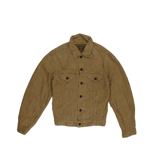 Levi's 70500 Corduroy Trucker Jacket Tan Beige Medium Vintage Cotton