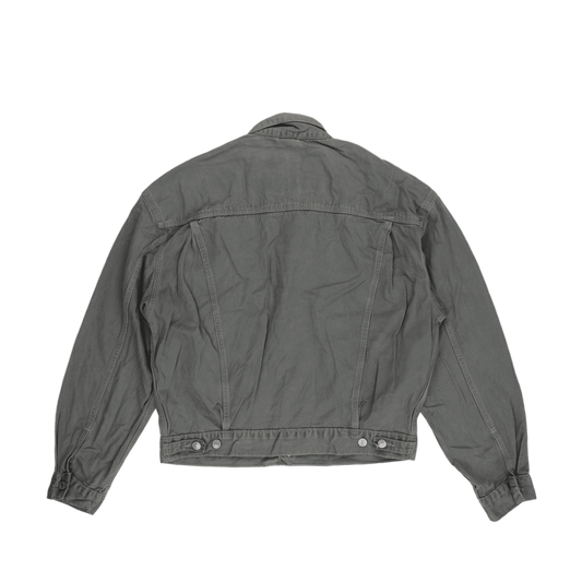 Levi's Vintage Grey Denim Trucker Jacket Men Size L Cotton