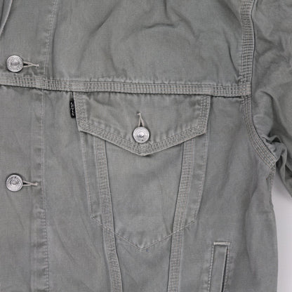 Levi's Vintage Grey Denim Trucker Jacket Men Size L Cotton