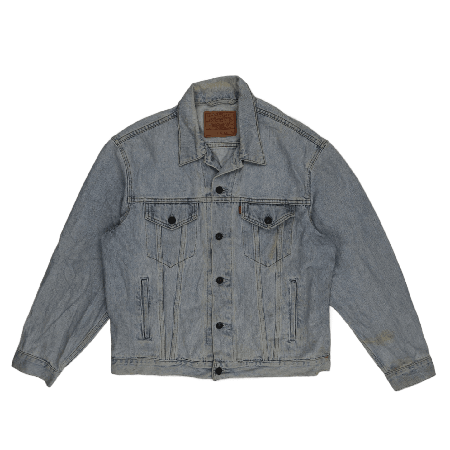 Levi's 70503 Vintage Light Blue Denim Trucker Jacket XL Cotton