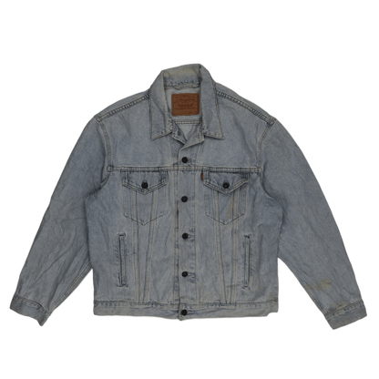 Levi's 70503 Vintage Light Blue Denim Trucker Jacket XL Cotton
