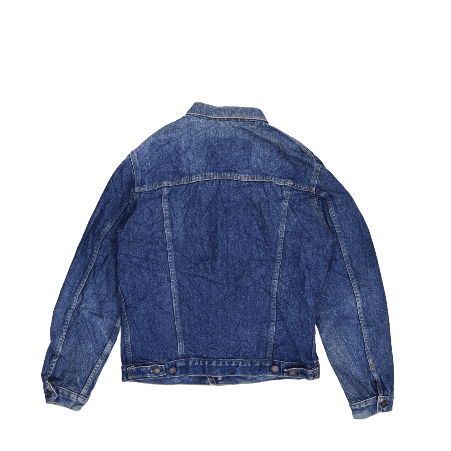 Levi's Vintage Blue Denim Jacket Medium Cotton Collared Outerwear