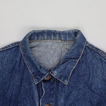 Levi's Vintage Blue Denim Jacket Medium Cotton Collared Outerwear