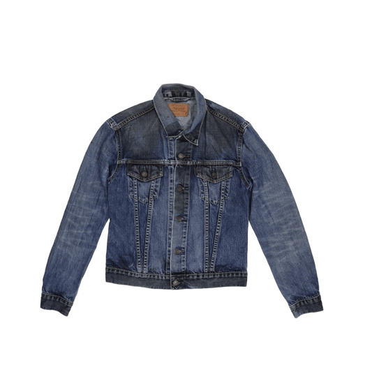 Levi's Girls Vintage Blue Denim Trucker Jacket Medium 100 Cotton