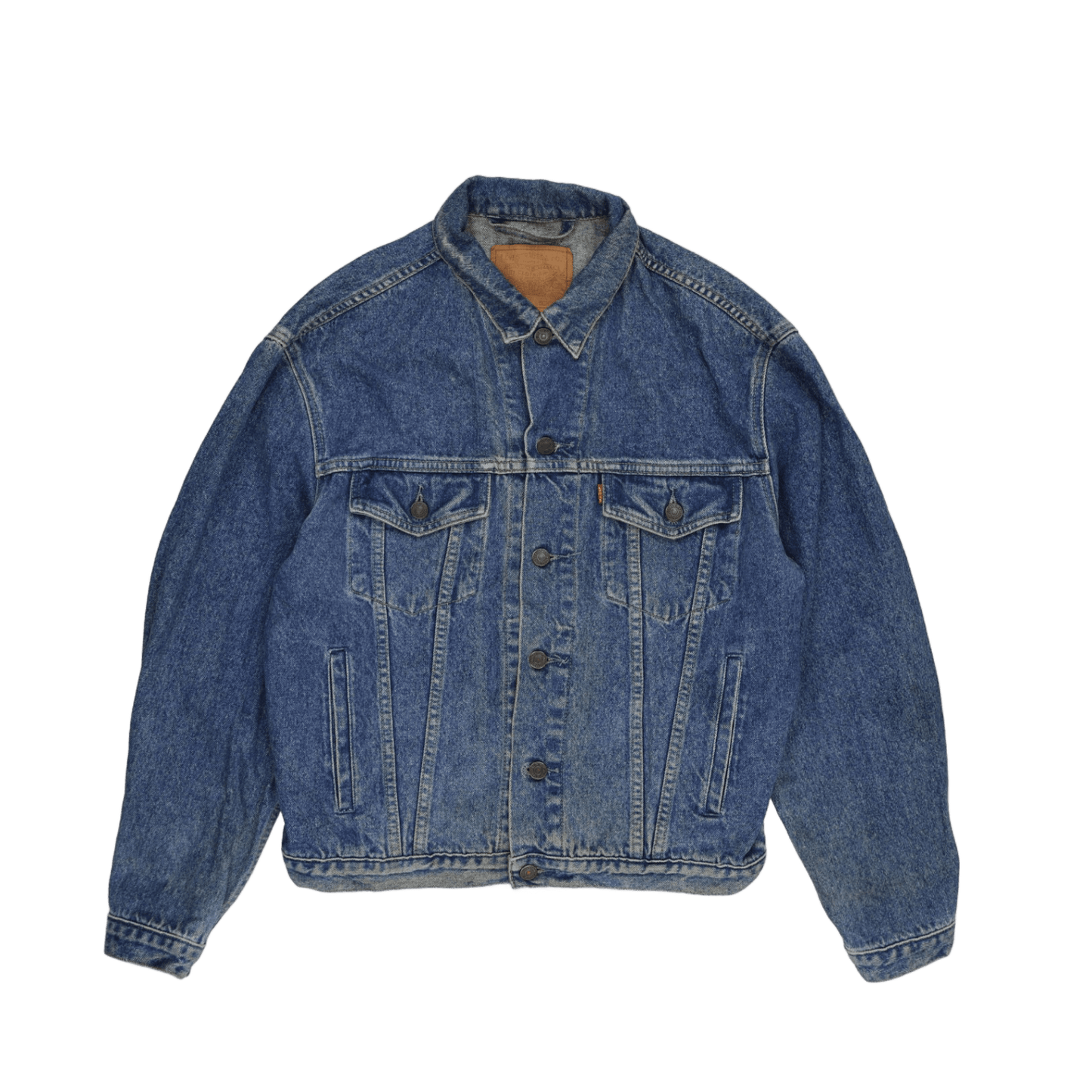 Levi's Vintage Blue Denim Trucker Jacket Men's Medium Cotton