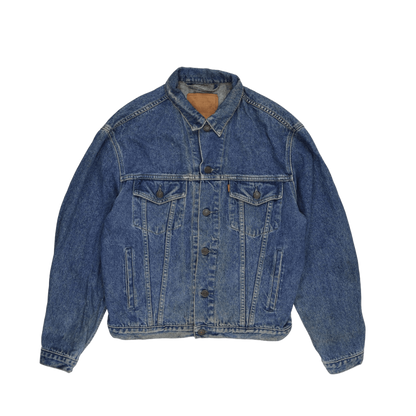 Levi's Vintage Blue Denim Trucker Jacket Men's Medium Cotton