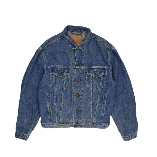 Levi's Vintage Blue Denim Trucker Jacket Men's Medium Cotton