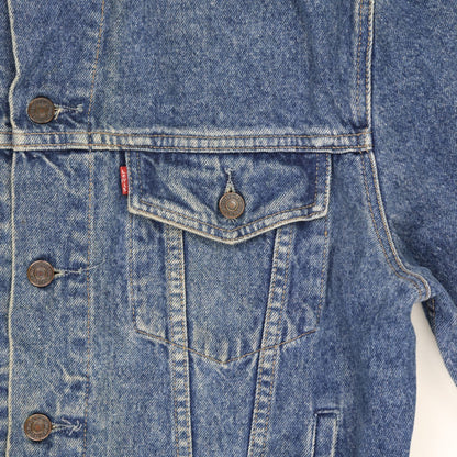 Levi's Vintage Blue Denim Trucker Jacket Men's Medium Cotton