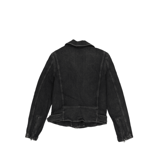 Levi's Black Denim Biker Jacket Medium Vintage Cotton