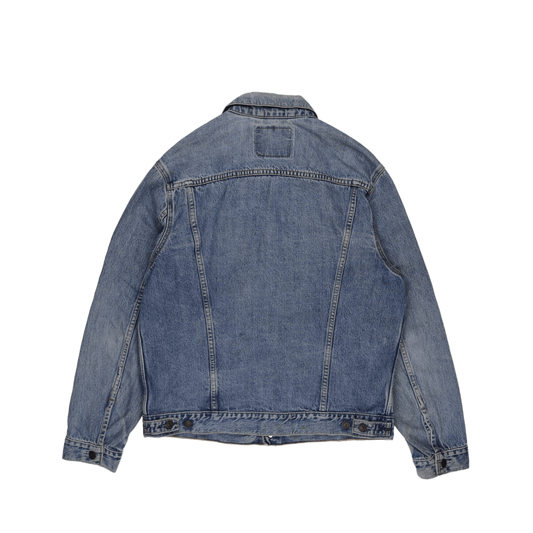 Levi's Vintage 70503-04 Blue Denim Trucker Jacket Size Large Cotton