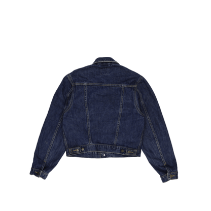 Lee Blue Denim Jacket Womens Medium 100 Percent Cotton Collared