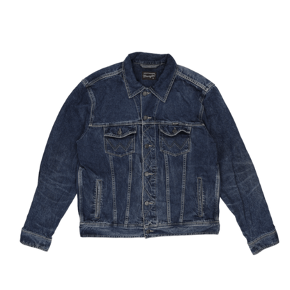 Wrangler Vintage Western Denim Jacket Blue XL Cotton