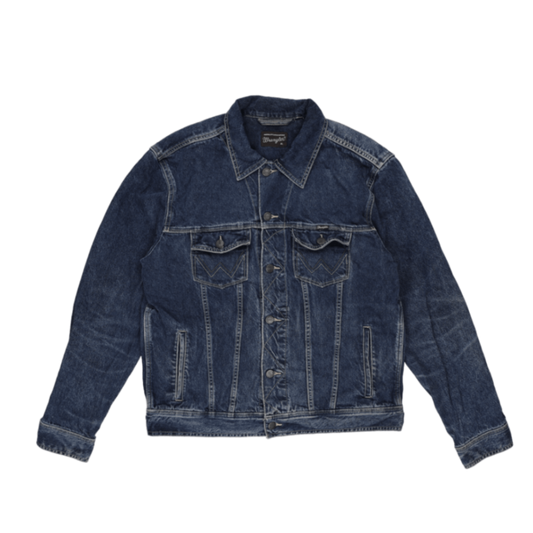 Wrangler Vintage Western Denim Jacket Blue XL Cotton