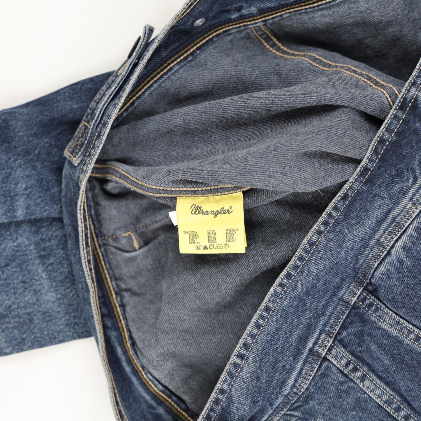 Wrangler Vintage Western Denim Jacket Blue XL Cotton