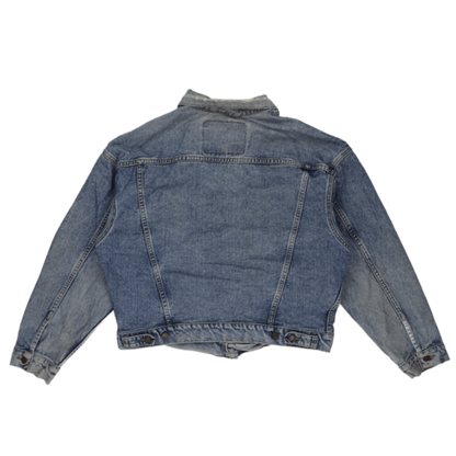 Levi's Vintage Blue Denim Trucker Jacket Medium Cotton Collared