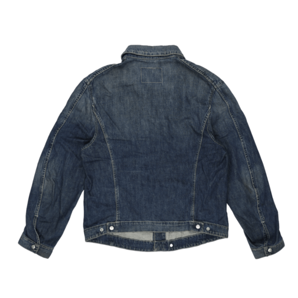 Levi's Vintage Blue Denim Jacket Large Cotton Denim Collared Men's Outerwear