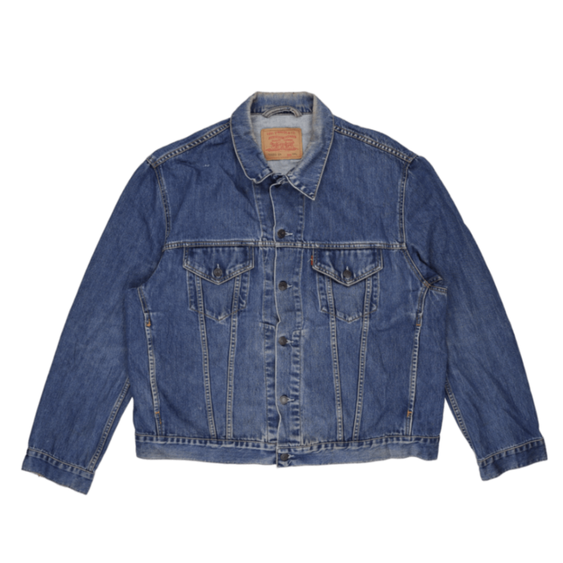Levi's Vintage Denim Trucker Jacket Blue XXL Cotton