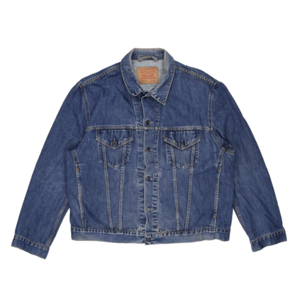 Levi's Vintage Denim Trucker Jacket Blue XXL Cotton