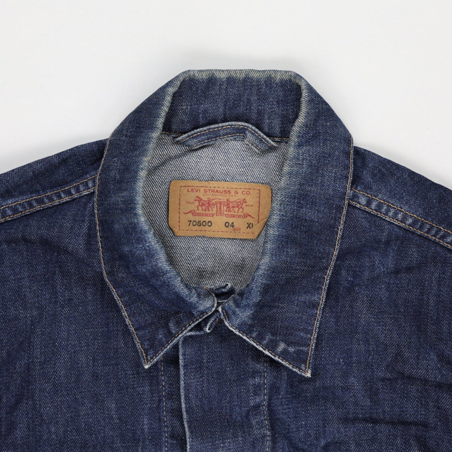 Levi's 70500 Vintage Denim Trucker Jacket Blue XL Cotton