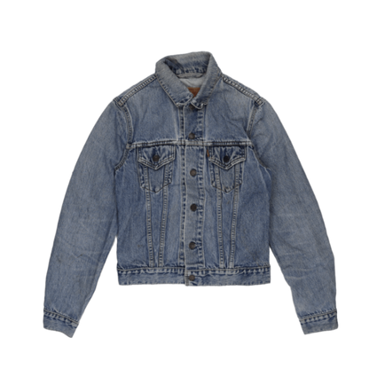 Levi's Vintage Medium Blue Denim Trucker Jacket Women's Medium Cotton