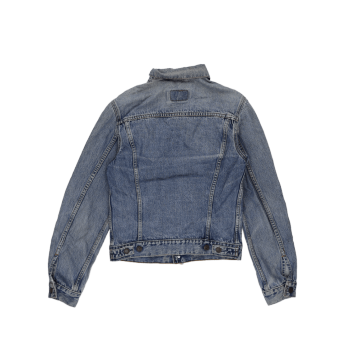 Levi's Vintage Medium Blue Denim Trucker Jacket Women's Medium Cotton