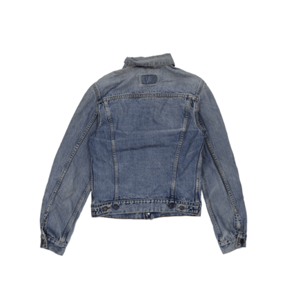 Levi's Vintage Medium Blue Denim Trucker Jacket Women's Medium Cotton