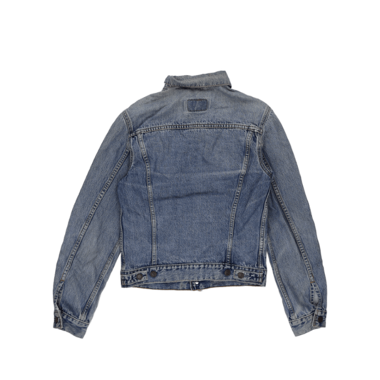Levi's Vintage Medium Blue Denim Trucker Jacket Women's Medium Cotton
