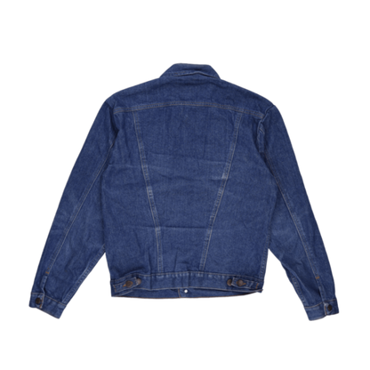Wrangler Vintage Blue Denim Trucker Jacket Large Cotton
