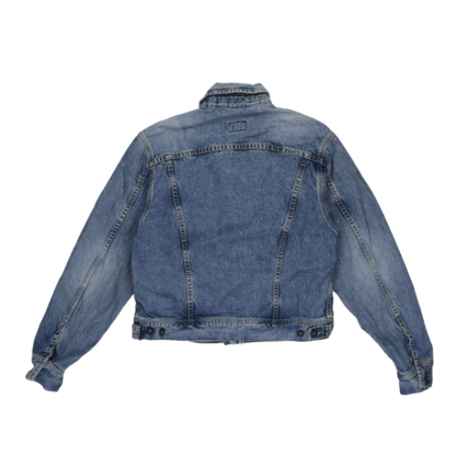 Lee Vintage Light Blue Denim Jacket Unisex Medium 100 Percent Cotton Western Style Collared