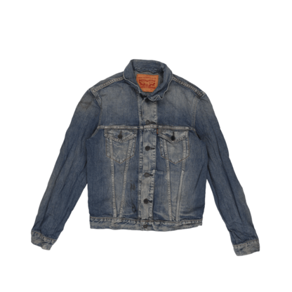 Levi's Vintage Classic Blue Denim Trucker Jacket Medium 100% Cotton