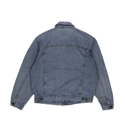 Lee Vintage Denim Jacket Light Blue XL 100 Percent Cotton Collared