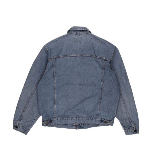 Lee Vintage Denim Jacket Light Blue XL 100 Percent Cotton Collared