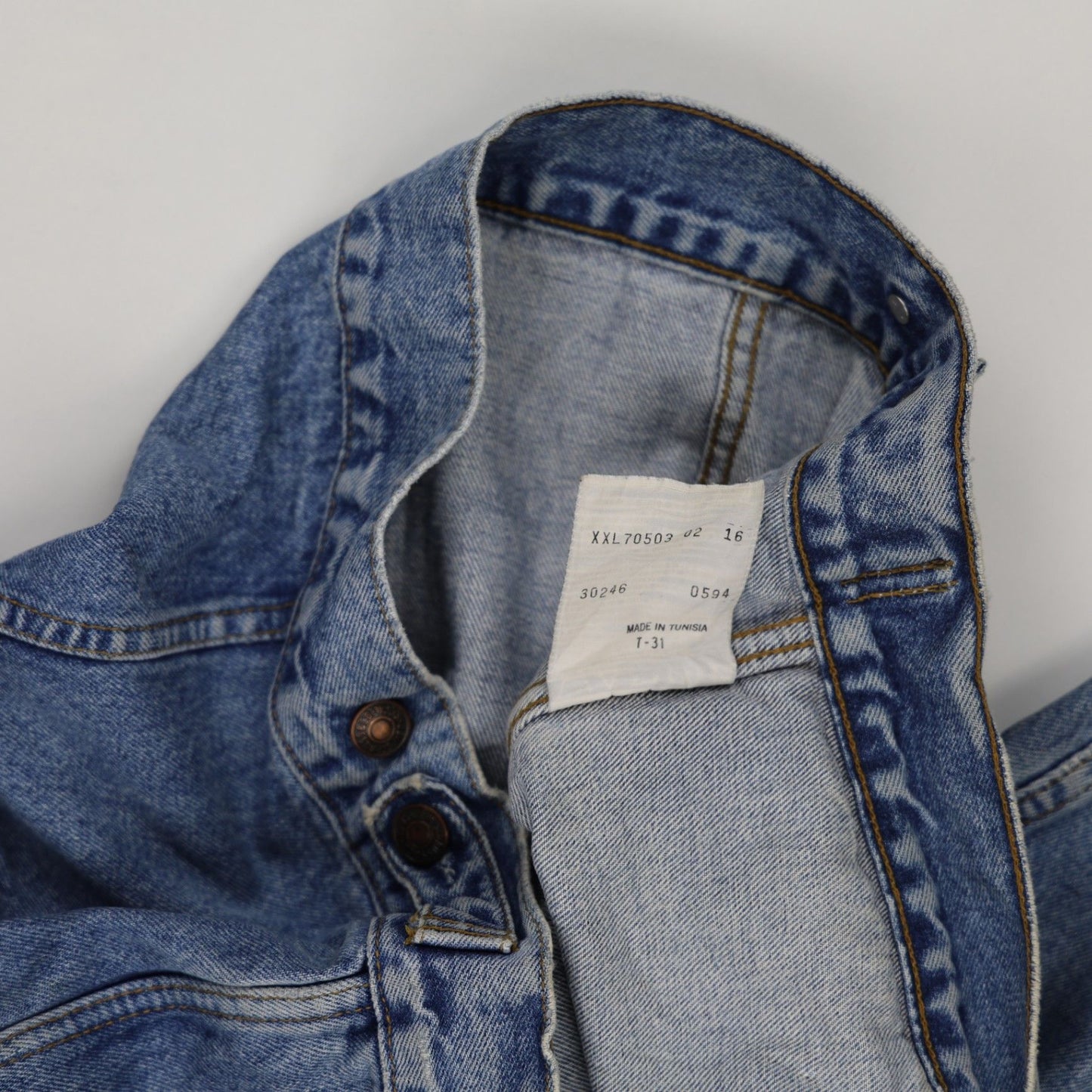 Levi's Vintage Trucker Jacket Mens XXL Blue Cotton 70503-02