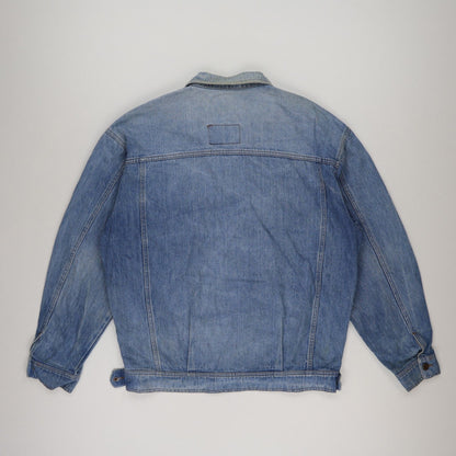 Levi's Vintage Blue Denim Trucker Jacket Men's Large Cotton Collared