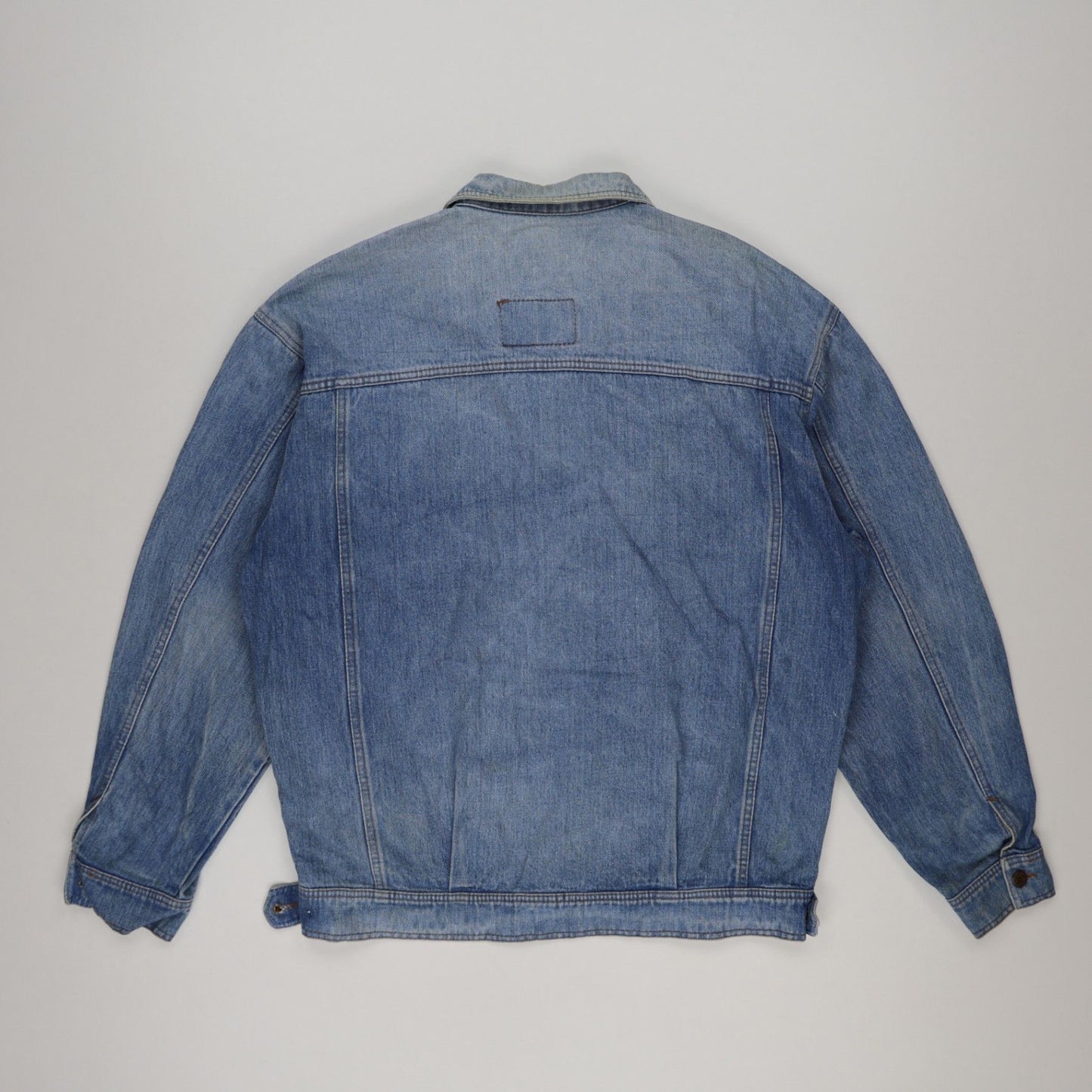 Levi's Vintage Blue Denim Trucker Jacket Men's Large Cotton Collared