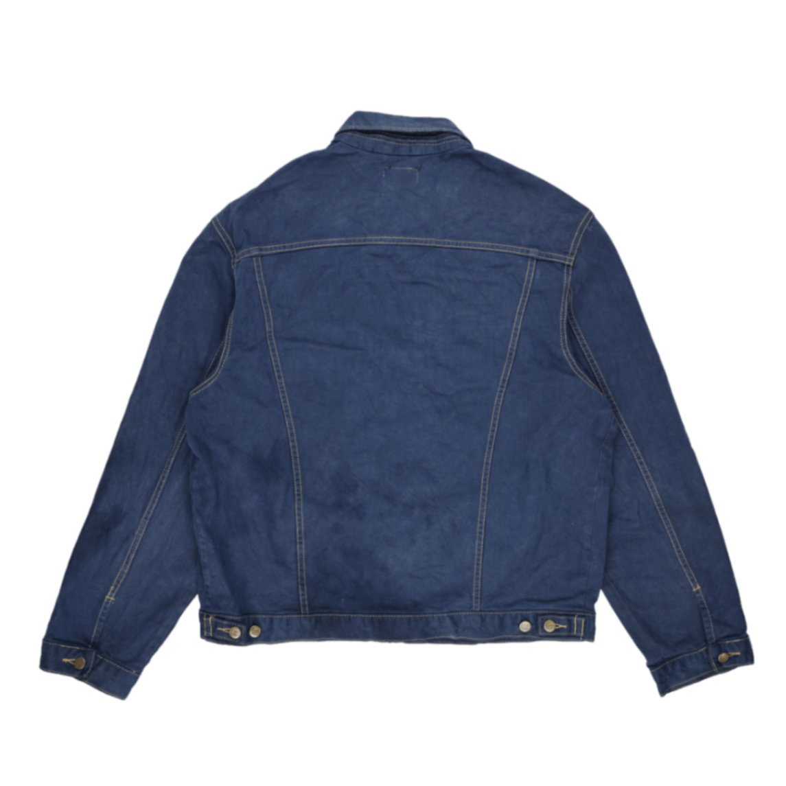 Lee Blue Denim Rider Jacket for Men Size XL Cotton Collared